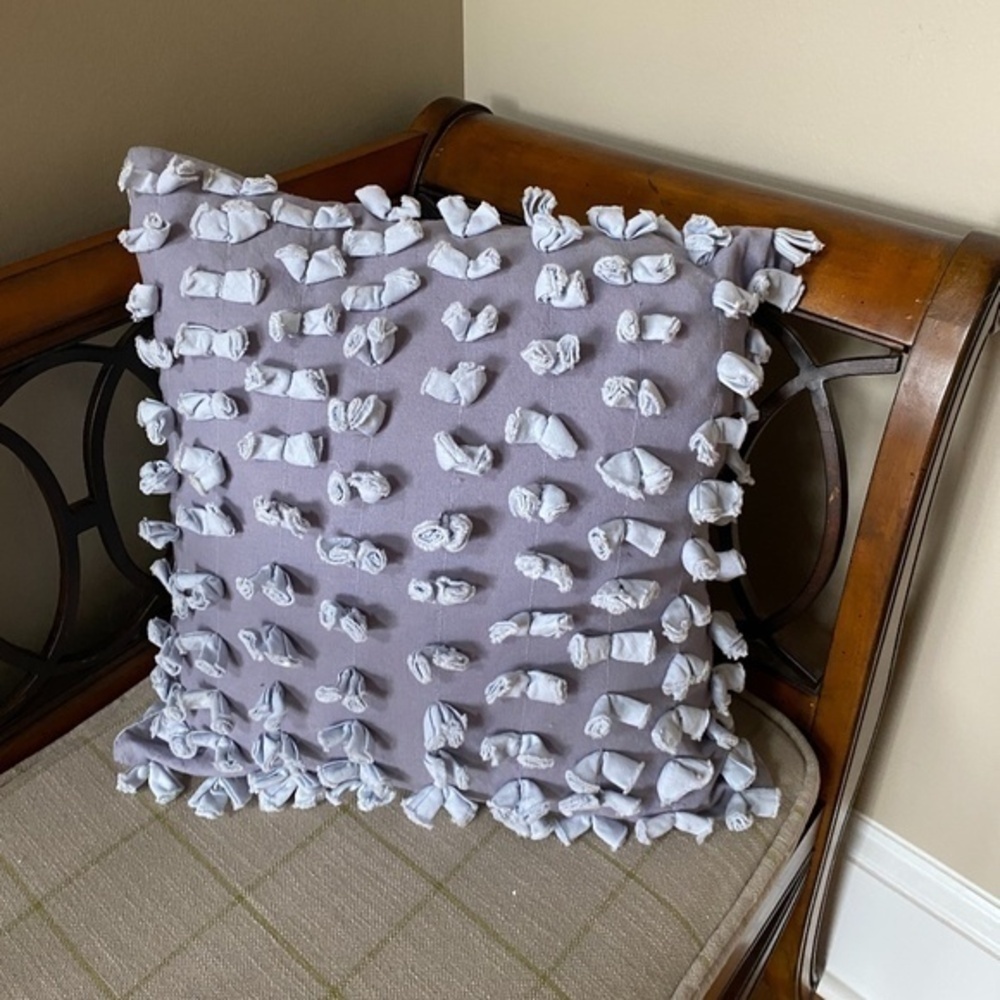 Anthropologie Whimsical Tufted Throw Pillow Sham